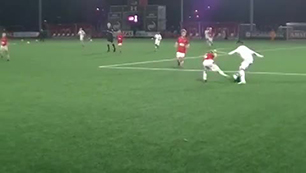 Goal and match moments against AZ Alkmaar