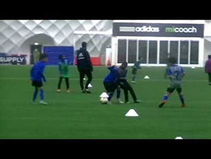 Damian Boon trainings day at ajax trials
